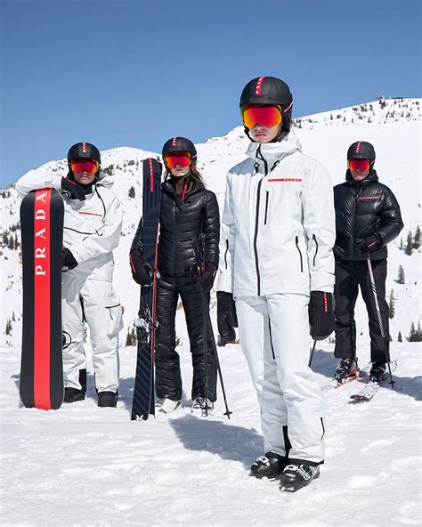 prada ski suit|prada snow gear.